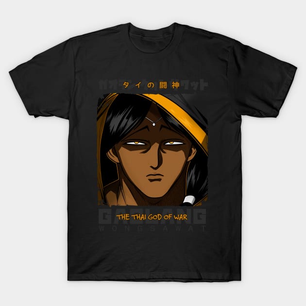 Gaolang Wongsawat Ashura Kengan Omega Manga Anime T-Shirt by JPNDEMON